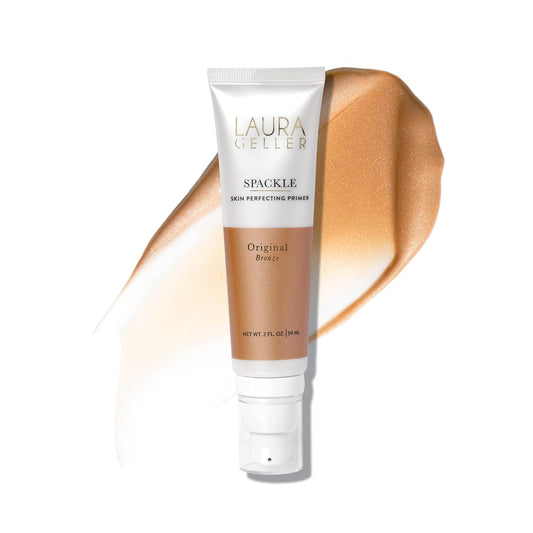 LAURA GELLER NEW YORK Spackle Primer - Bronze - Super-Size 2 Fl Oz - Hyaluronic Acid Makeup Primer for Mature Skin