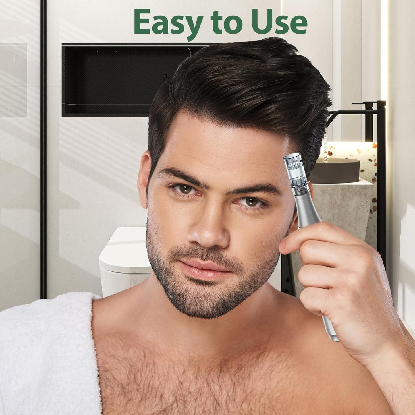 DermaStamp System 0.25mm, Microneedling Stamp Pen, Derma Stamp Pen, Derma Roller Alternative, Microneedle Micro Needle Skin Care for Men Women