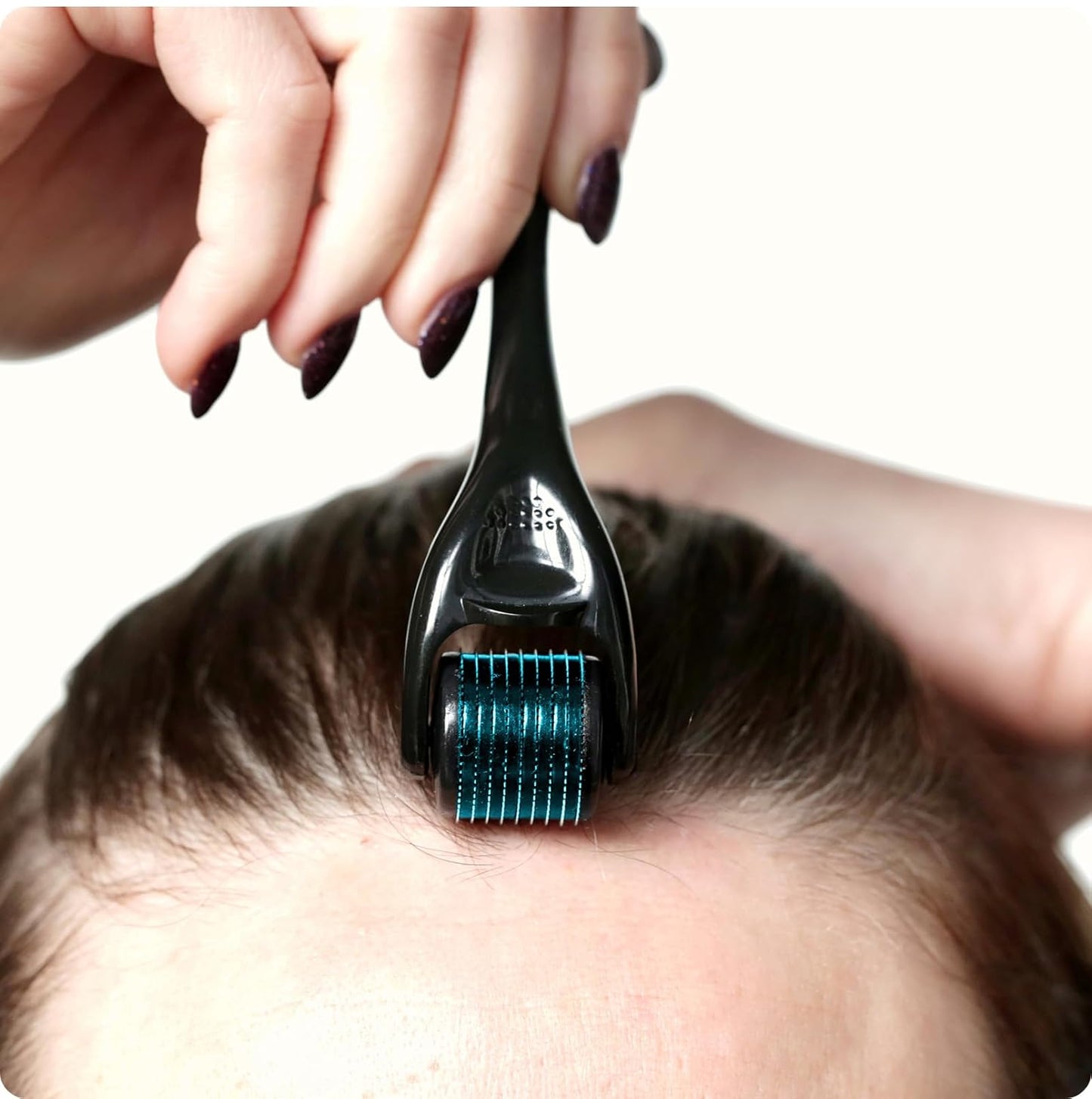 ROSELYNBOUTIQUE Derma Roller for Hair Beard Facial Skin Face Body Scalp 540 Titanium Microneedle for Men Women 0.25mm Cosmetic Beauty Instrument