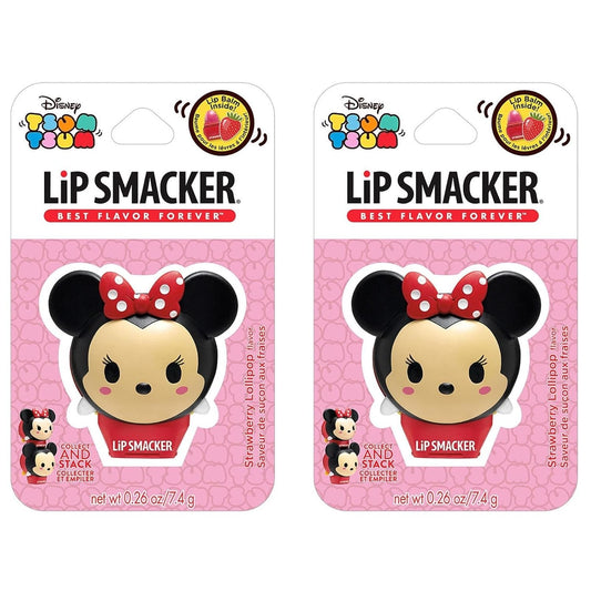 (2 Pack) Lip Smacker Balms, Limited Edition, Strawberry Lollipop Flavor Y